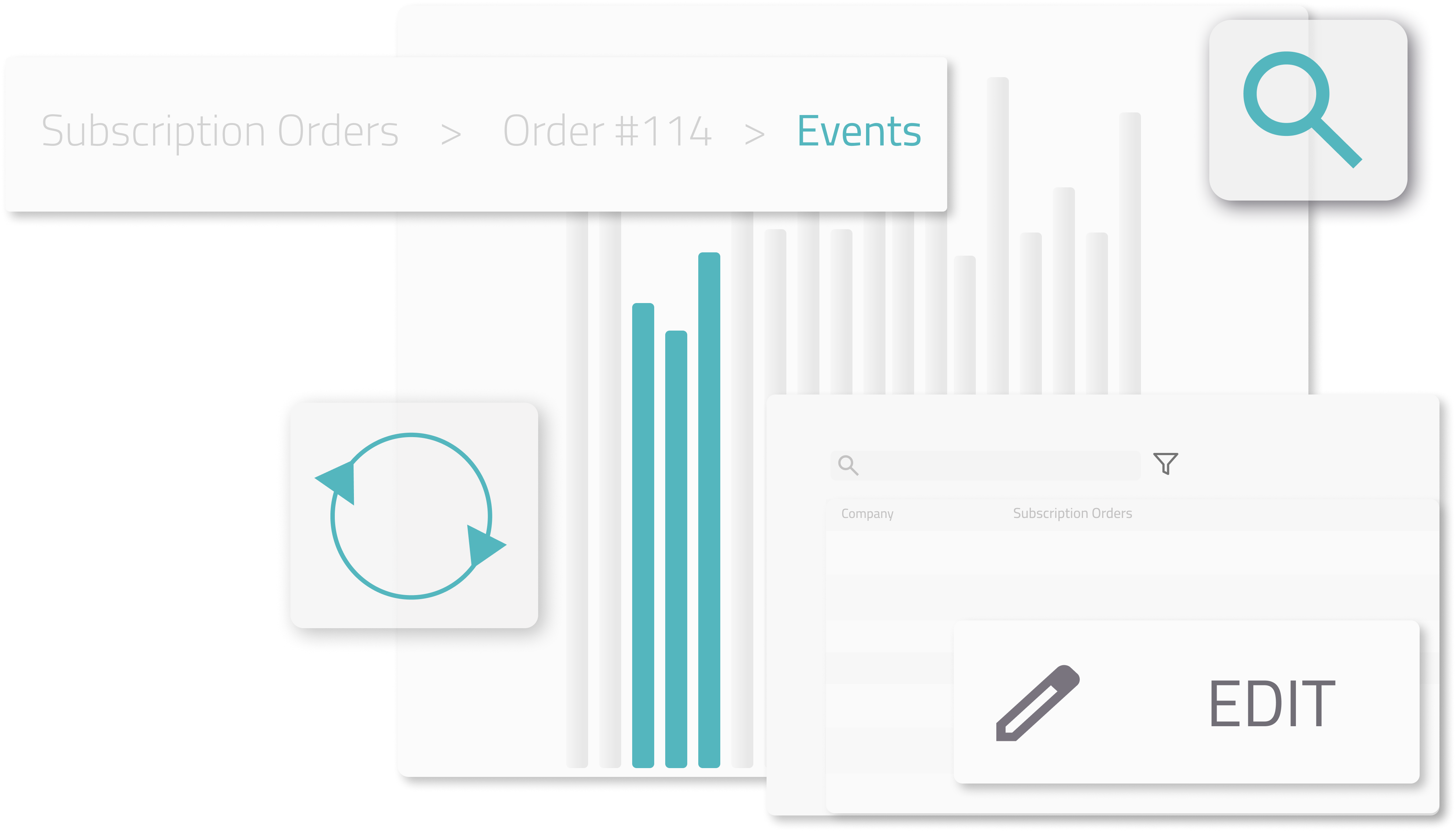 Audit trail turqoise